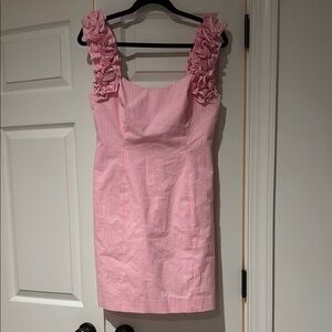 Pink Seersucker Lilly Pulitzer Dress